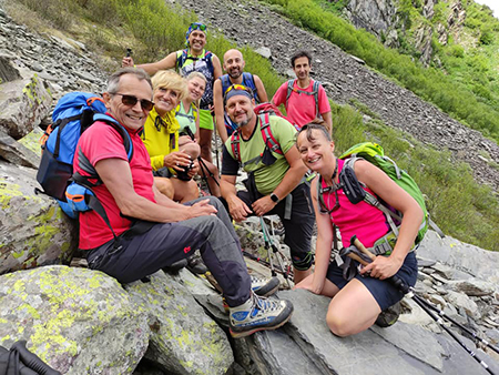 LAGO DEL VALLONE (2226 m), ritorno insieme a Raffaele-26giu21  - FOTOGALLERY